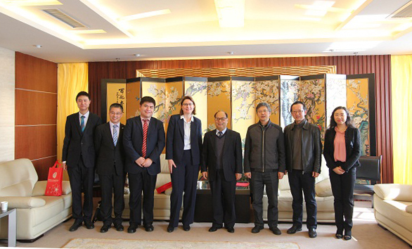 英国阿斯顿大学副董事长Saskia Hansen来访公司